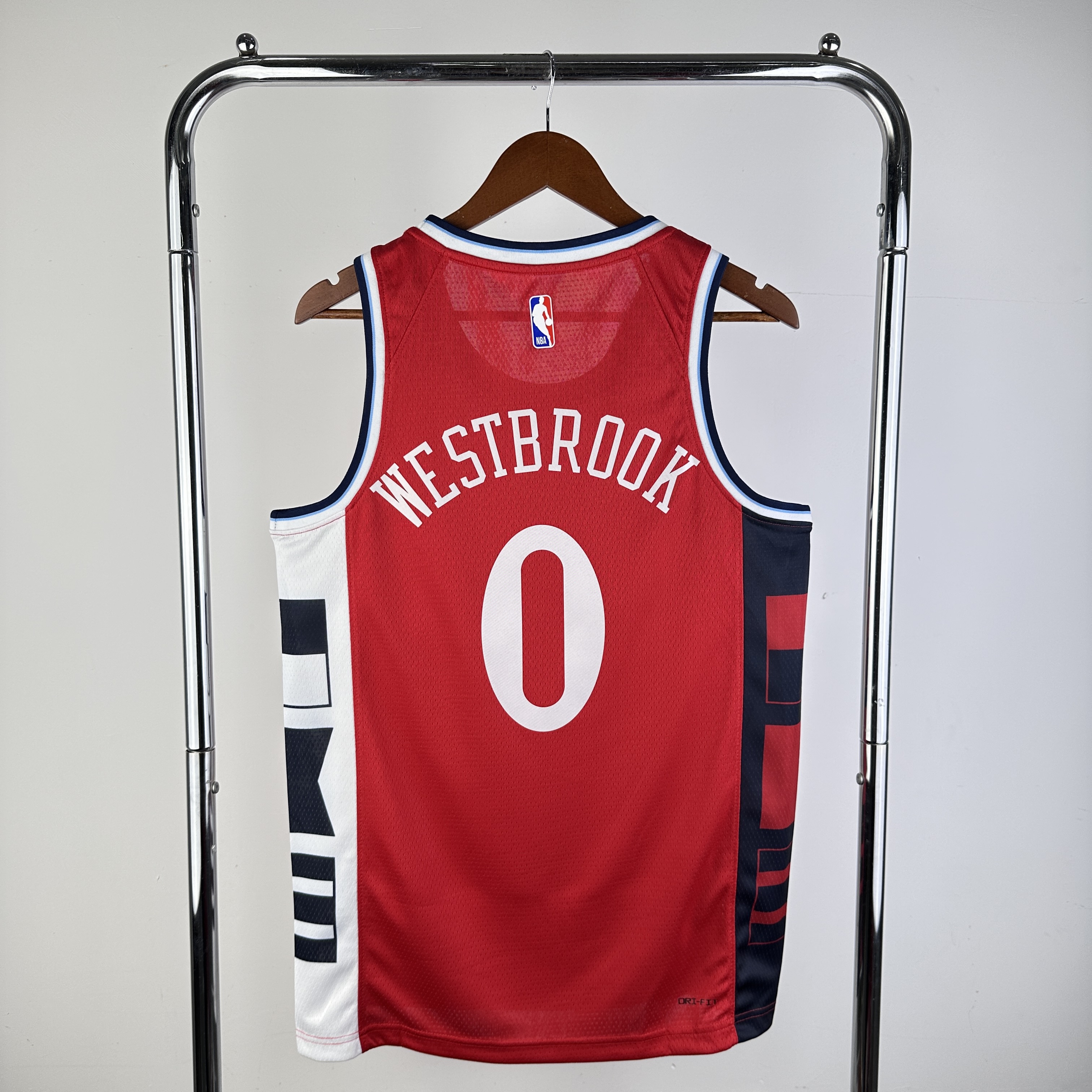 Men Los Angeles Clippers #0 Westbrook Red Season Jordan style 2025 NBA Jersey->san antonio spurs->NBA Jersey